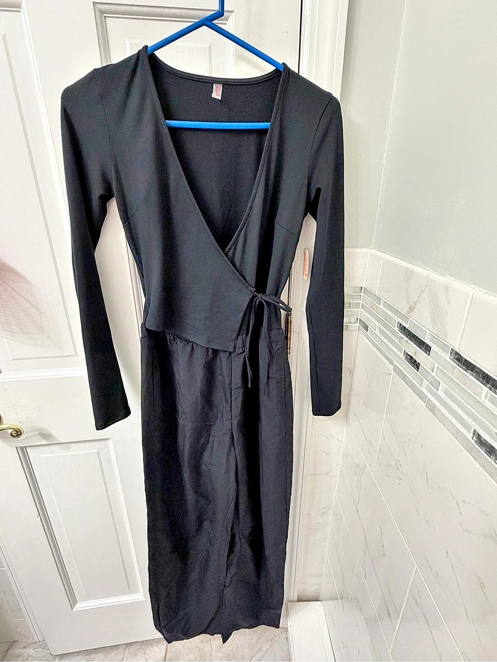 Free People Movement Black Jumpsuit